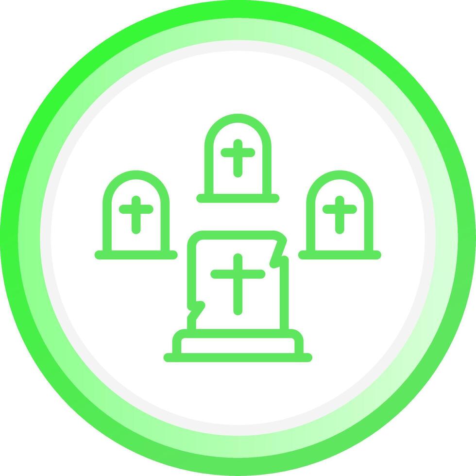 Graveyard Creative Icon Design vector
