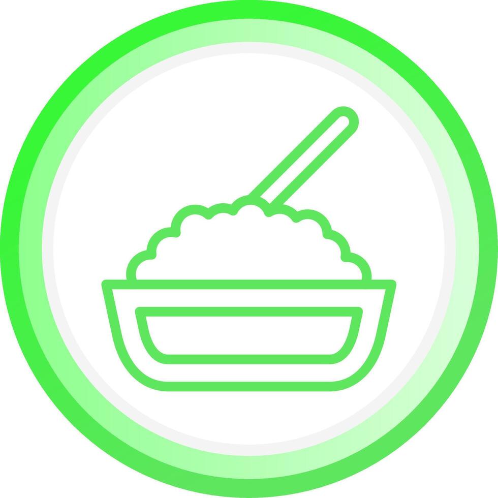 Line Green Circle Gradient Design vector