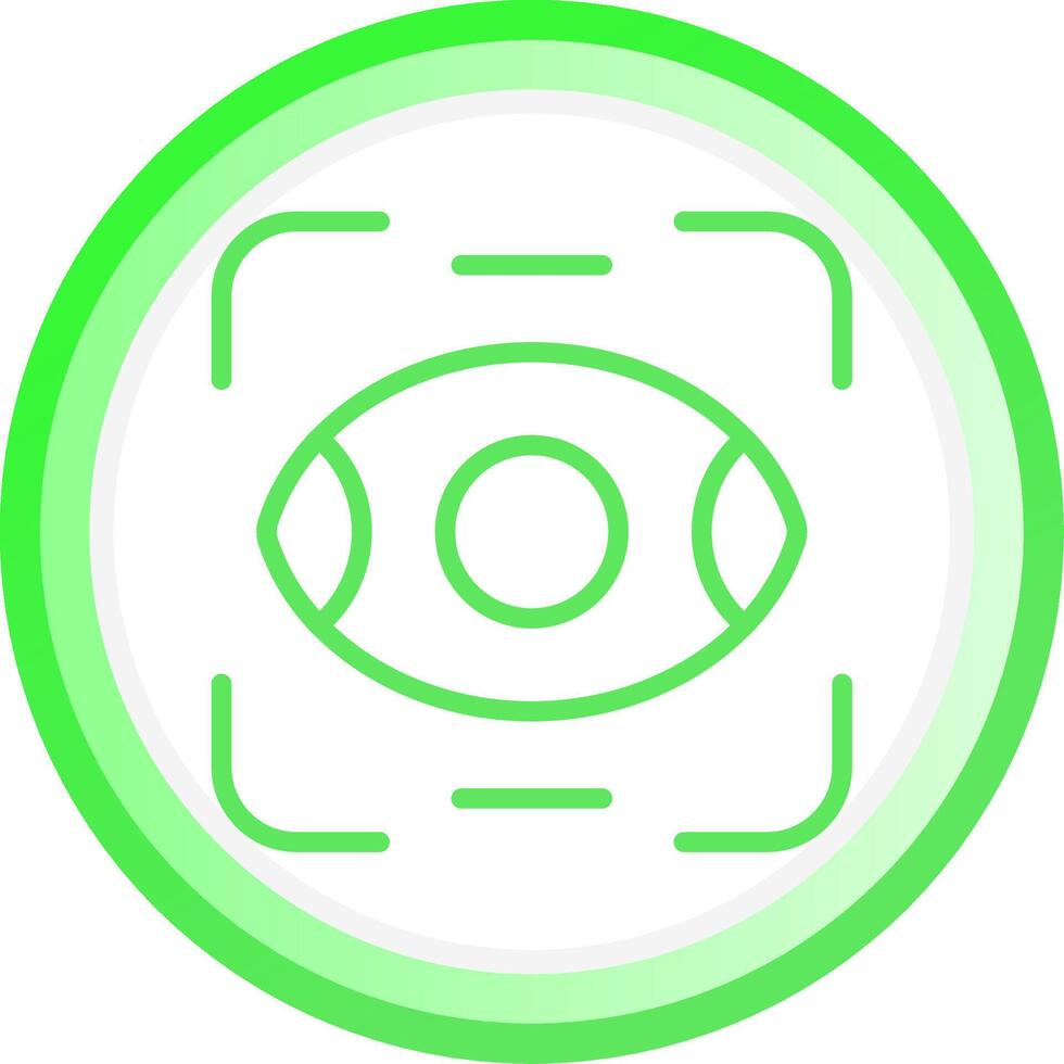 Line Green Circle Gradient Design vector