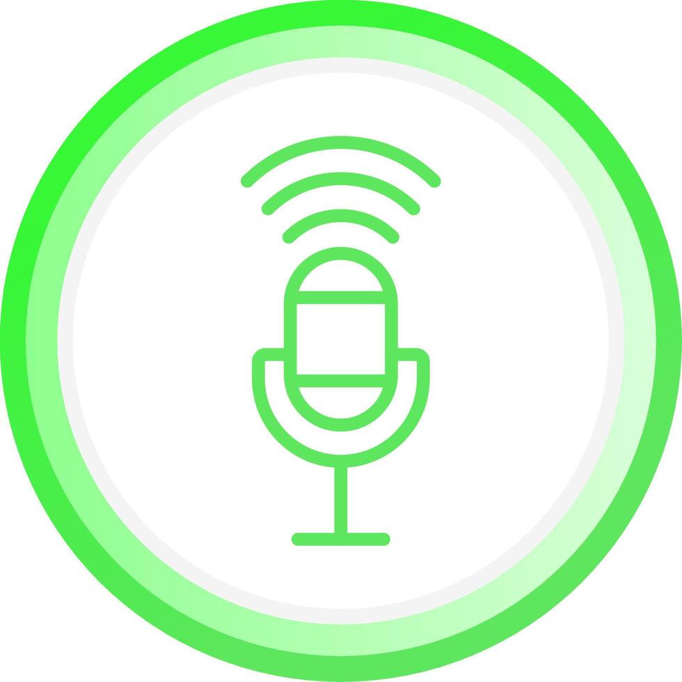 Voice Control Creative Icon Design vector
