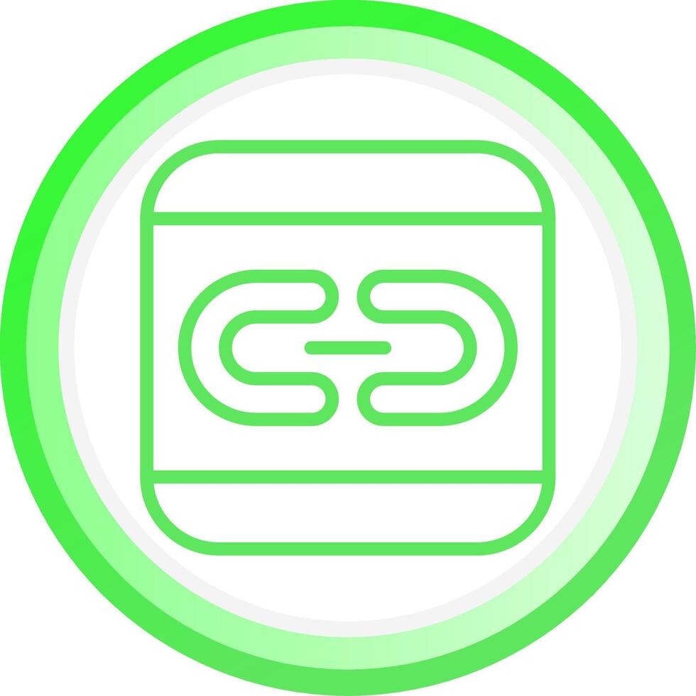 Link Creative Icon Design vector