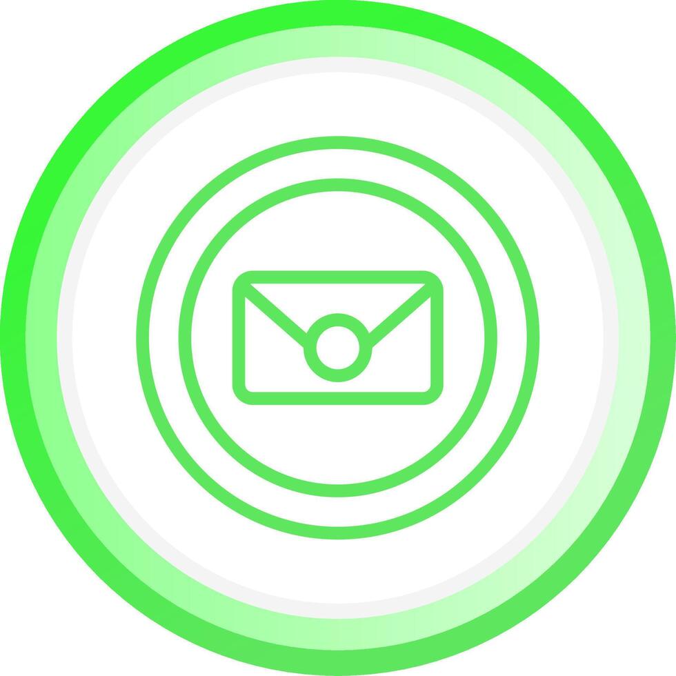 Circle Envelope Creative Icon Design vector