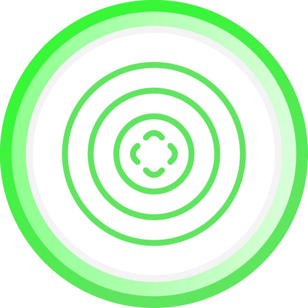 Bullseye Creative Icon Design vector