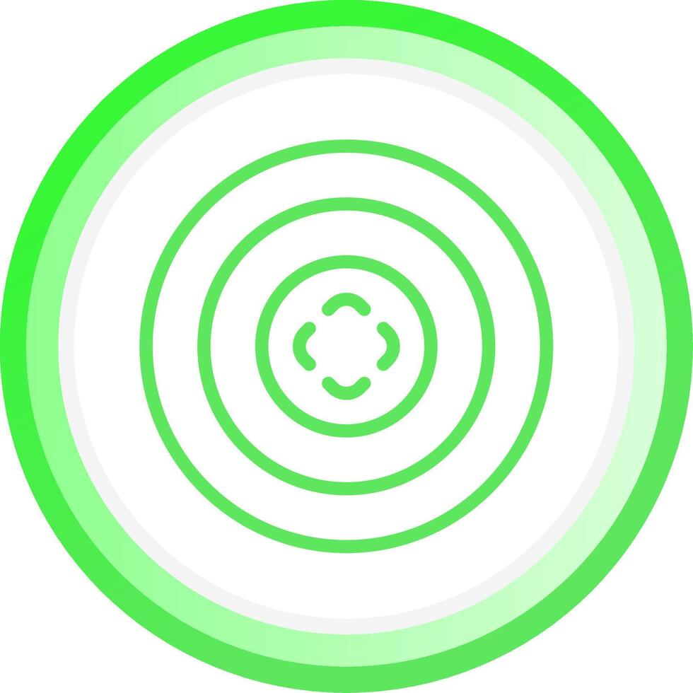 Bullseye Creative Icon Design vector