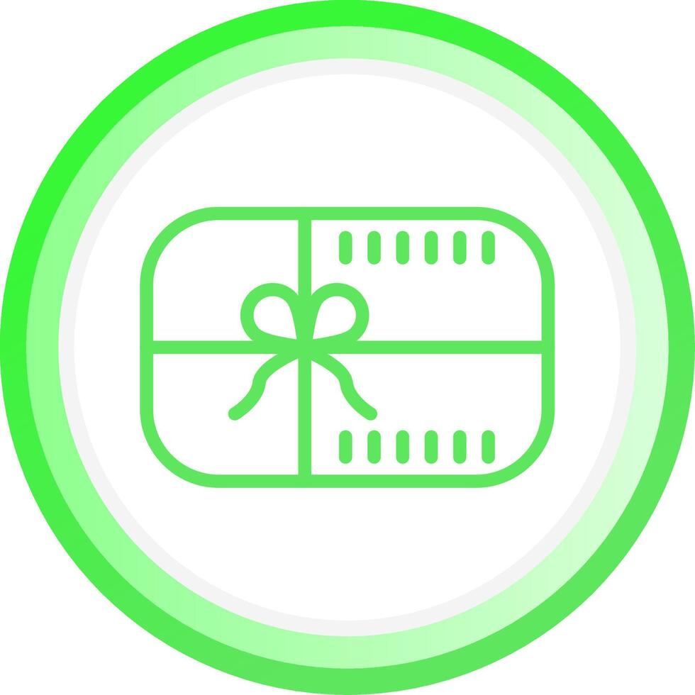 Gift Card Creative Icon Design vector