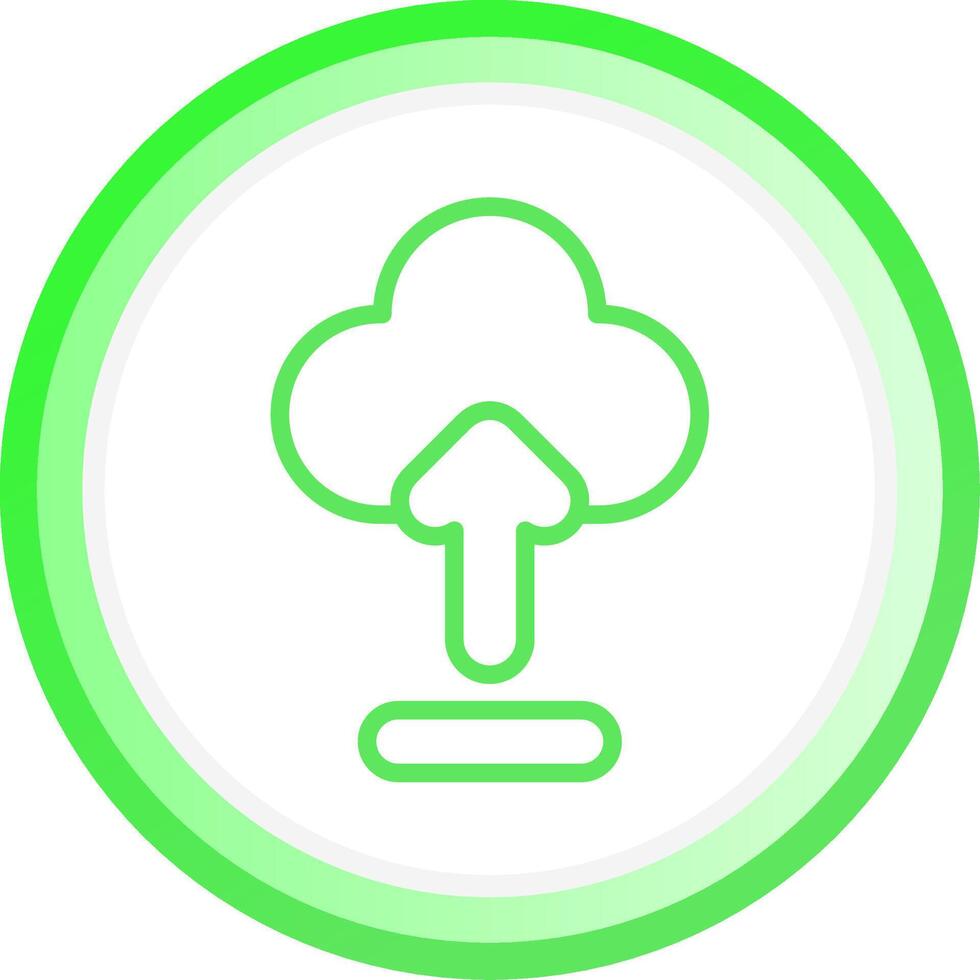 Upload Creative Icon Design vector