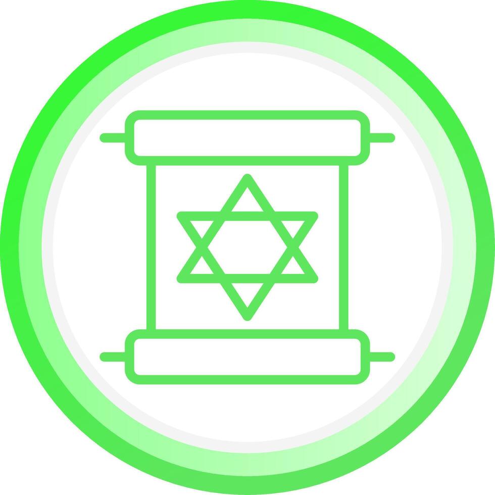 Scroll torah Creative Icon Design vector