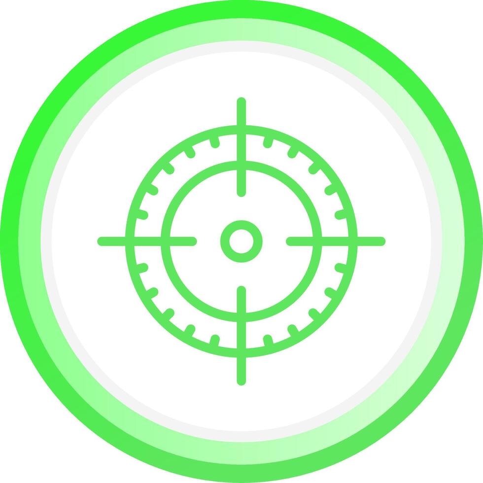 Line Green Circle Gradient Design vector