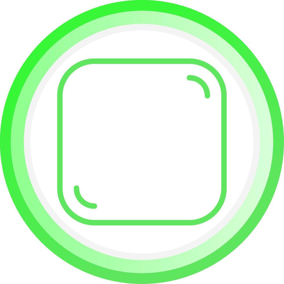 Line Green Circle Gradient Design vector