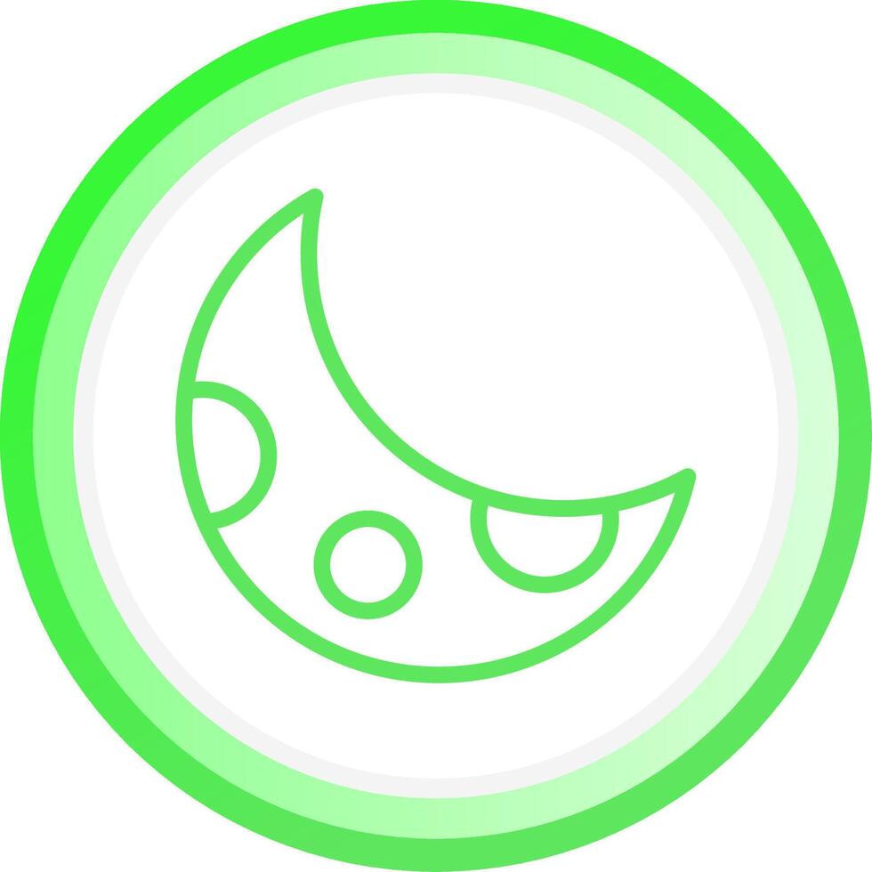 Line Green Circle Gradient Design vector