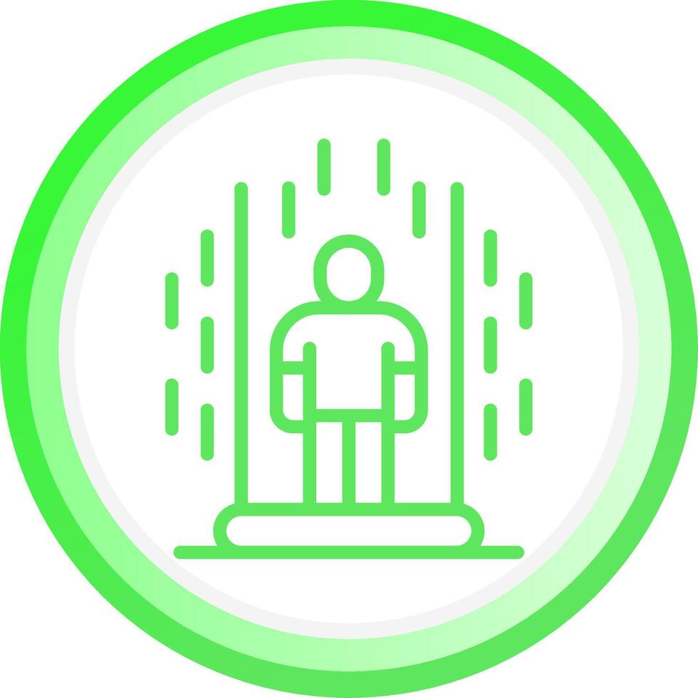 Teleportation Creative Icon Design vector