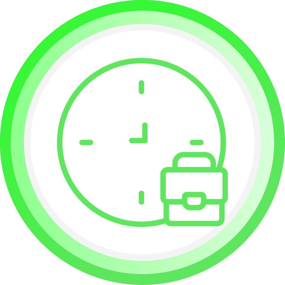Line Green Circle Gradient Design vector