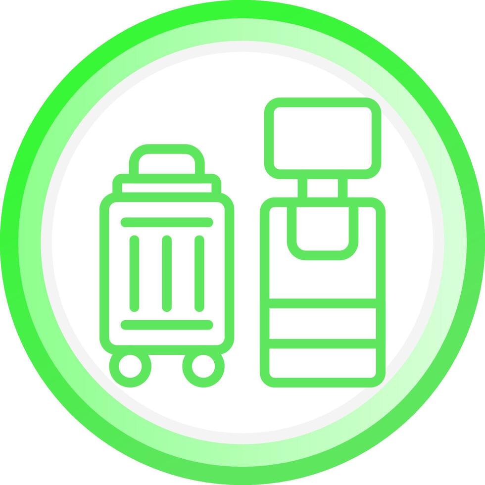 Self Check In Creative Icon Design vector