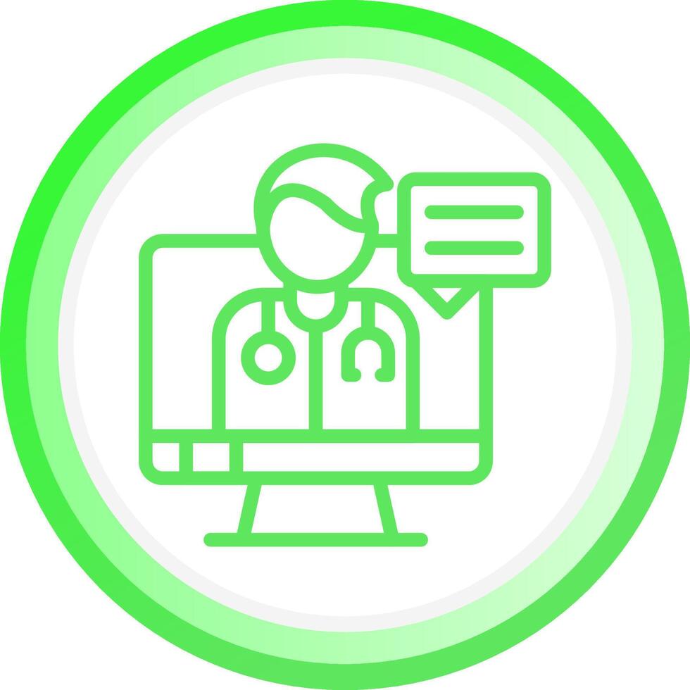 Telemedicine Creative Icon Design vector