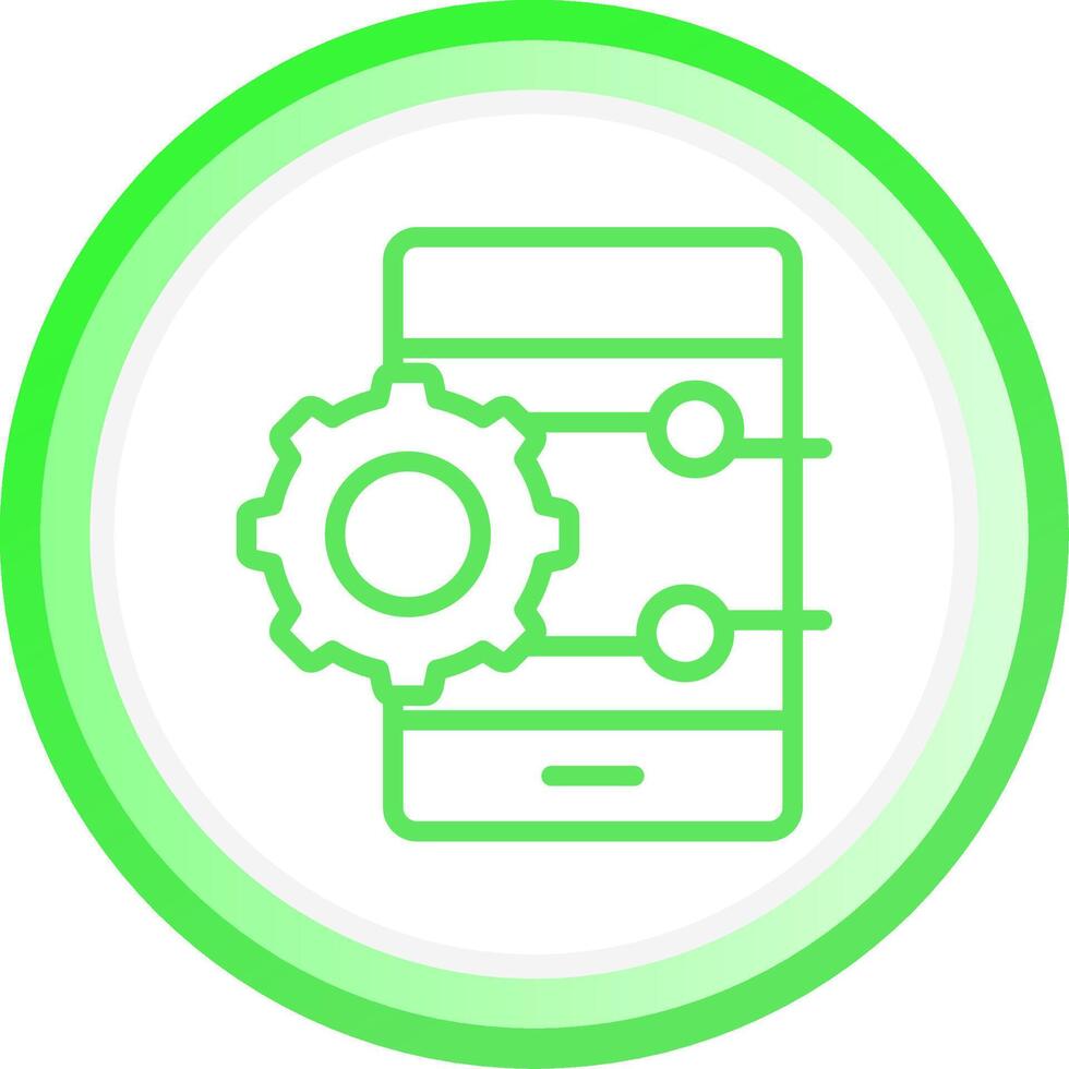 Project Management App Creative Icon Design vector
