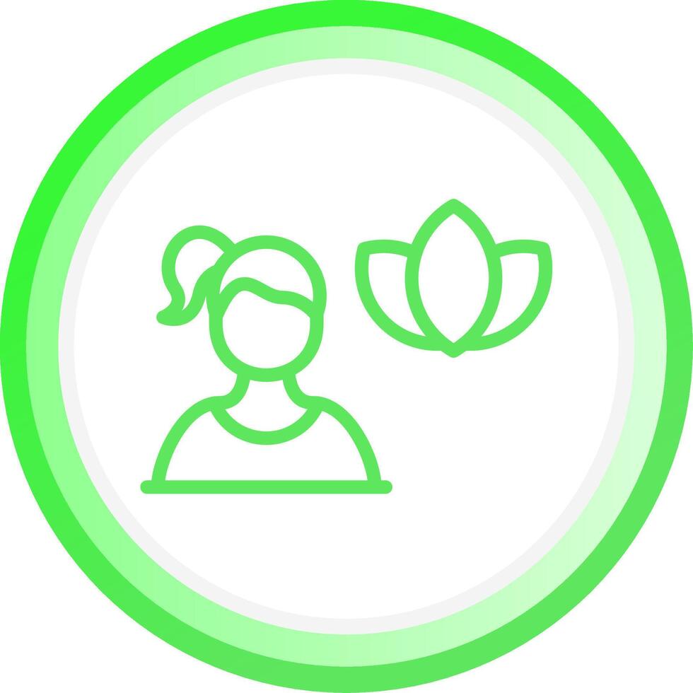 Meditation Creative Icon Design vector
