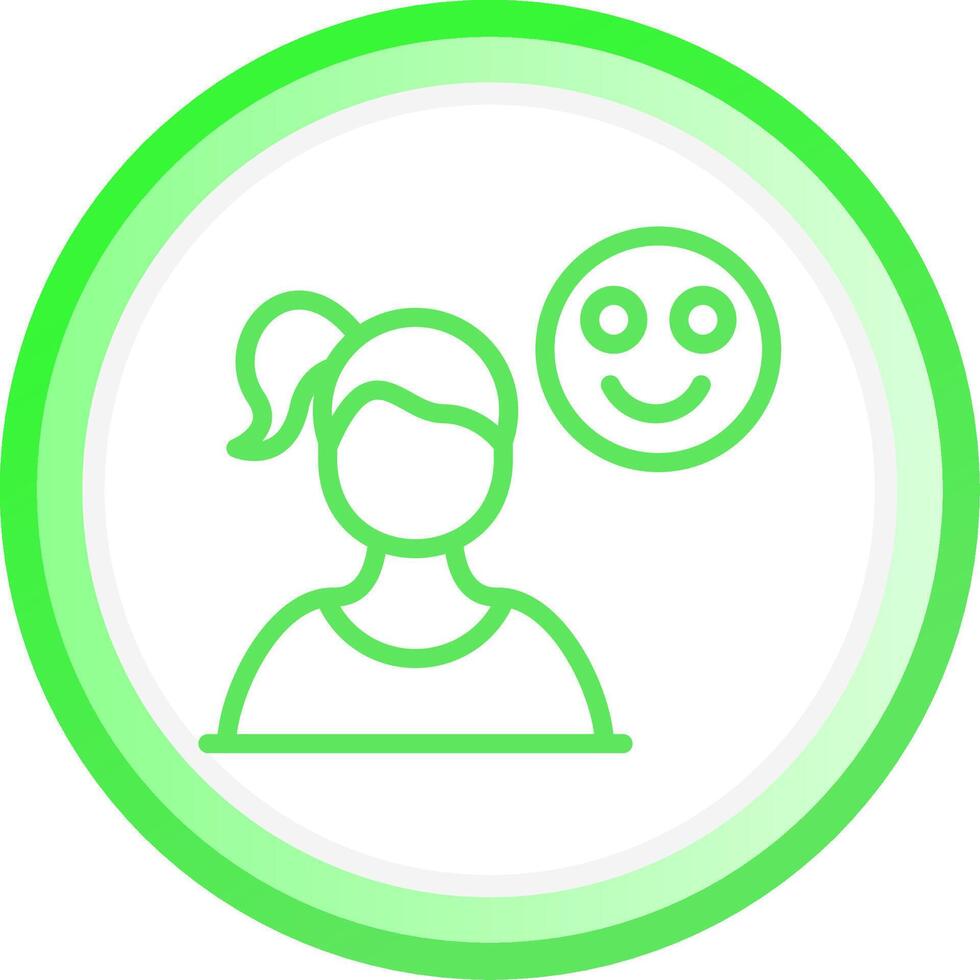 Happy Creative Icon Design vector