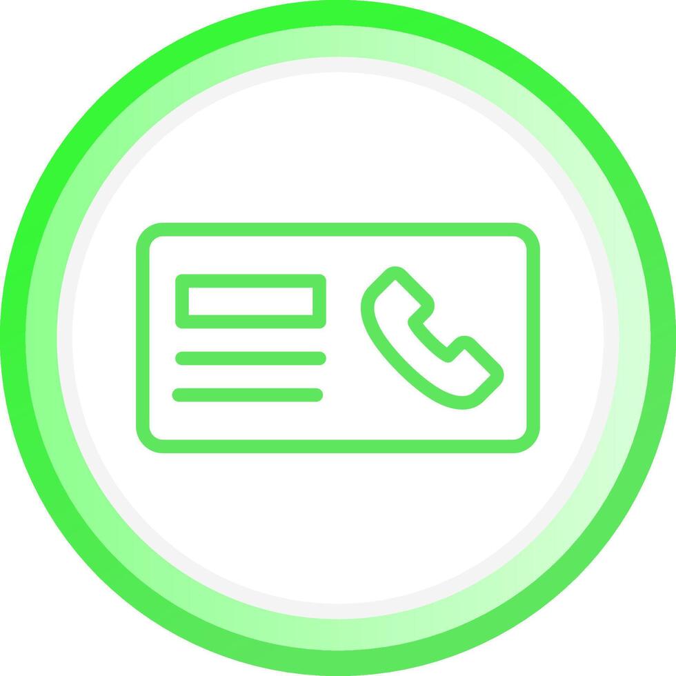 Minimal Contact Creative Icon Design vector
