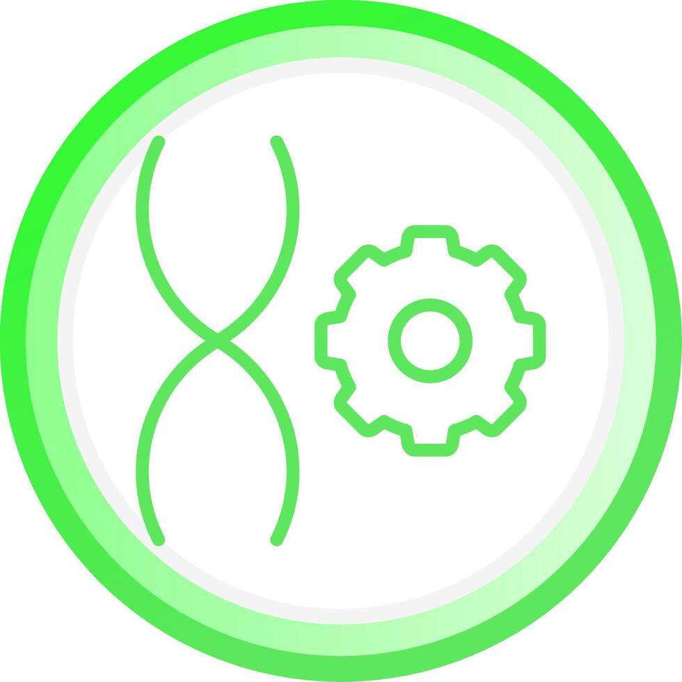 Genetic Engineering Creative Icon Design vector