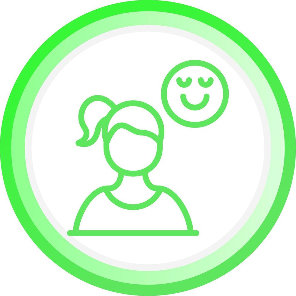 Calmness Creative Icon Design vector