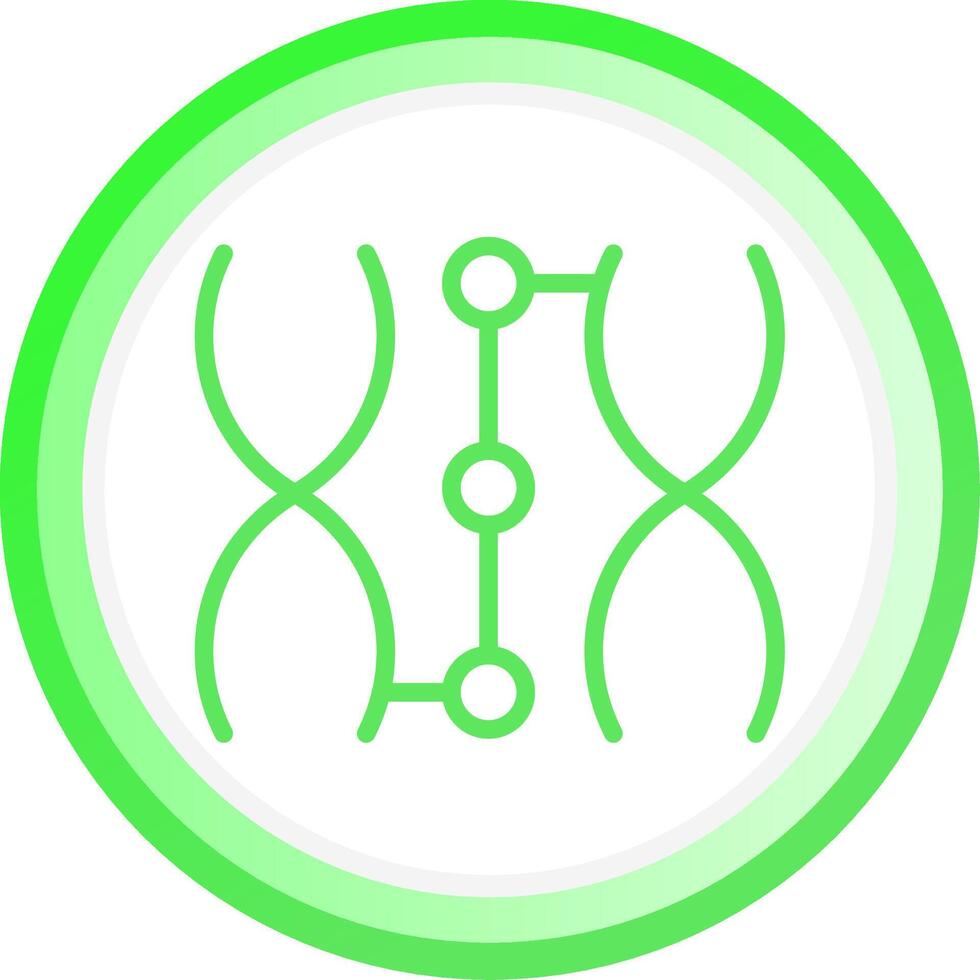 Cloning Creative Icon Design vector