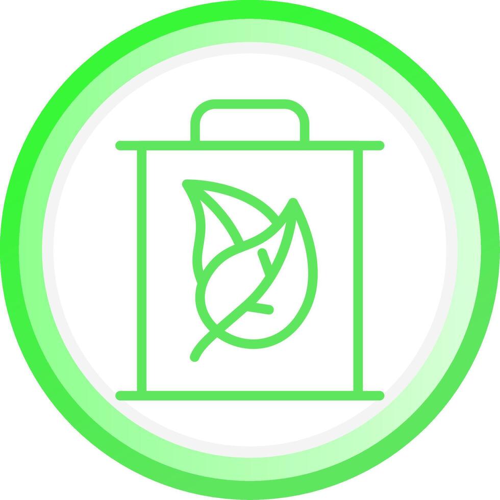 Biofuel Creative Icon Design vector