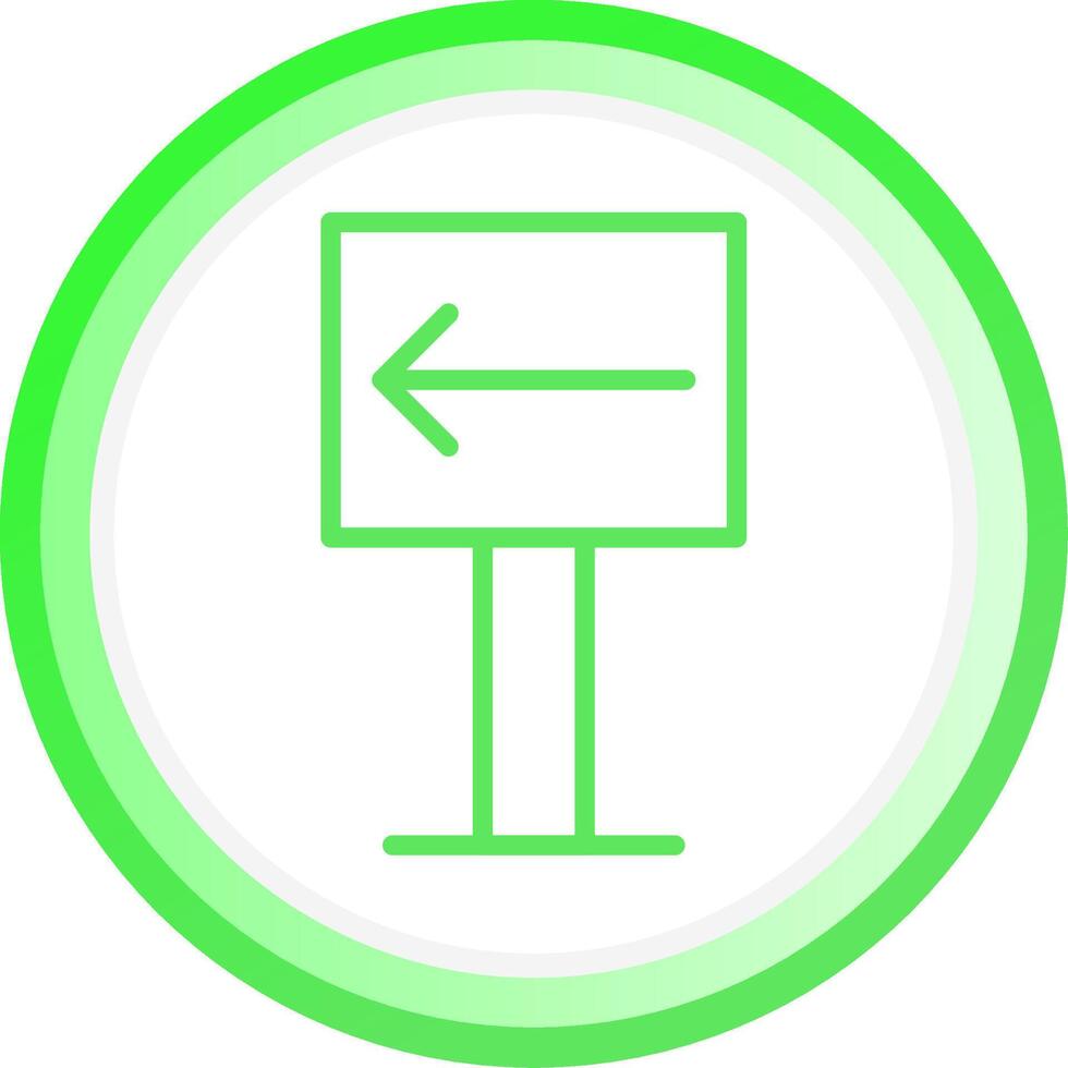 Left Creative Icon Design vector