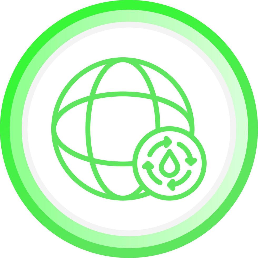 Water Cycle Creative Icon Design vector