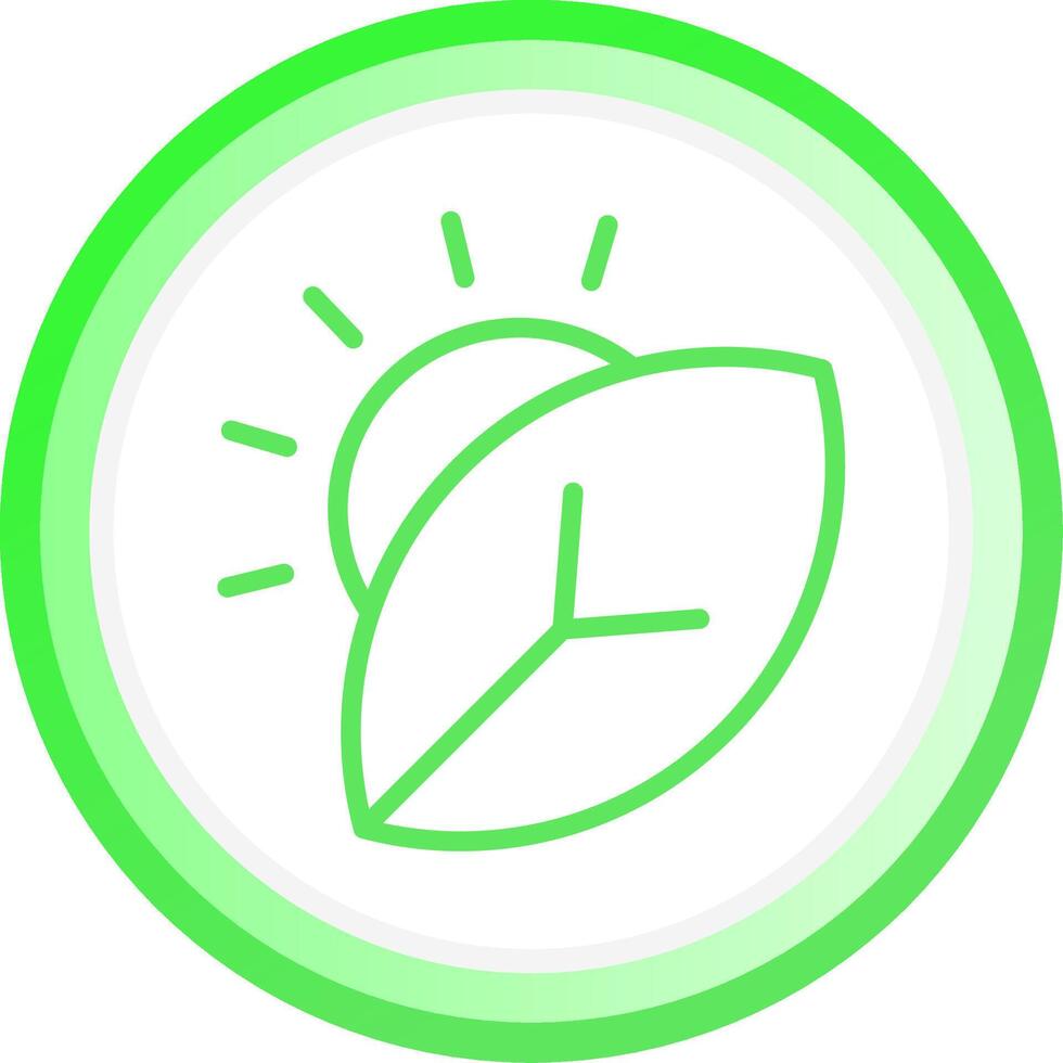 Photosynthesis Creative Icon Design vector