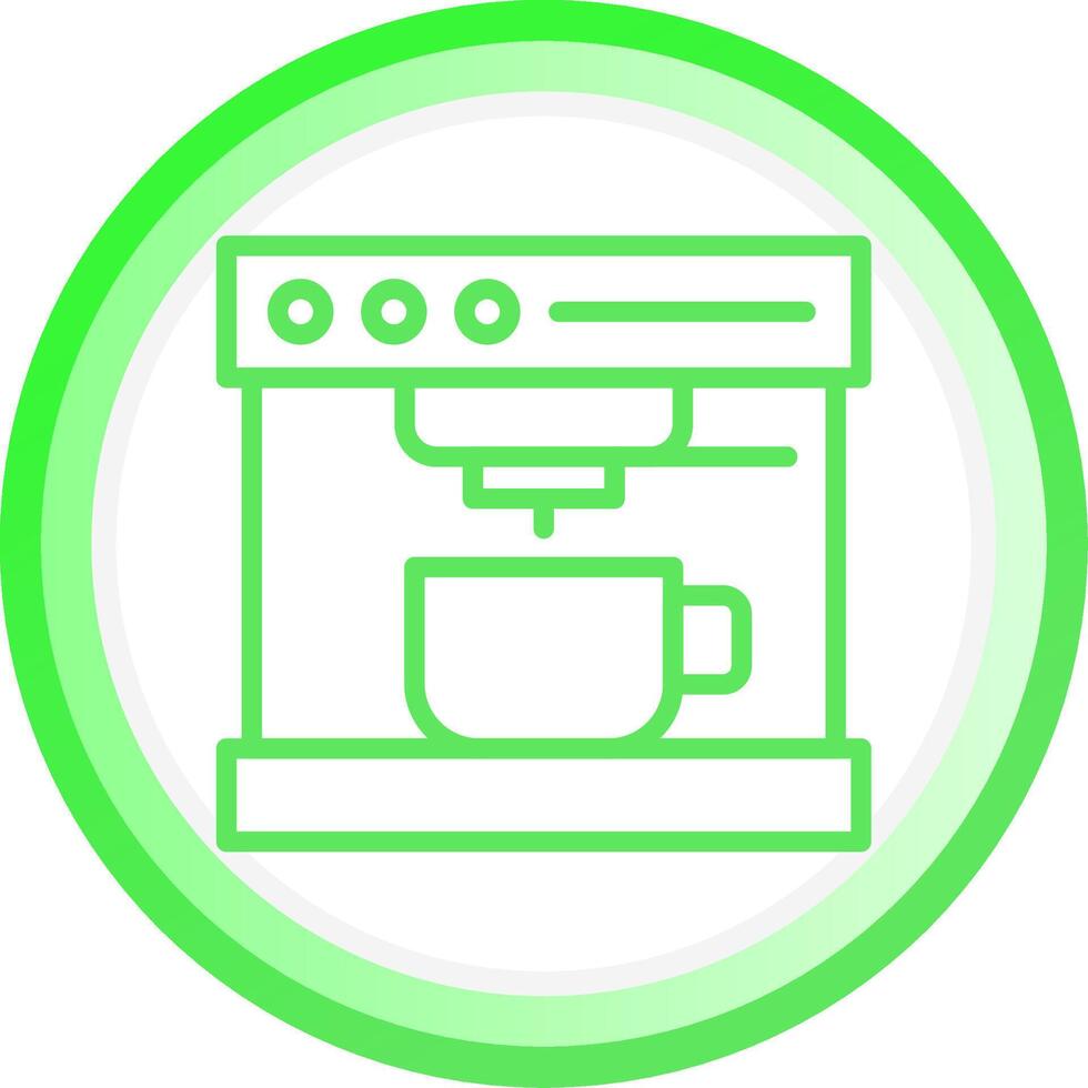 Coffee Machine Creative Icon Design vector