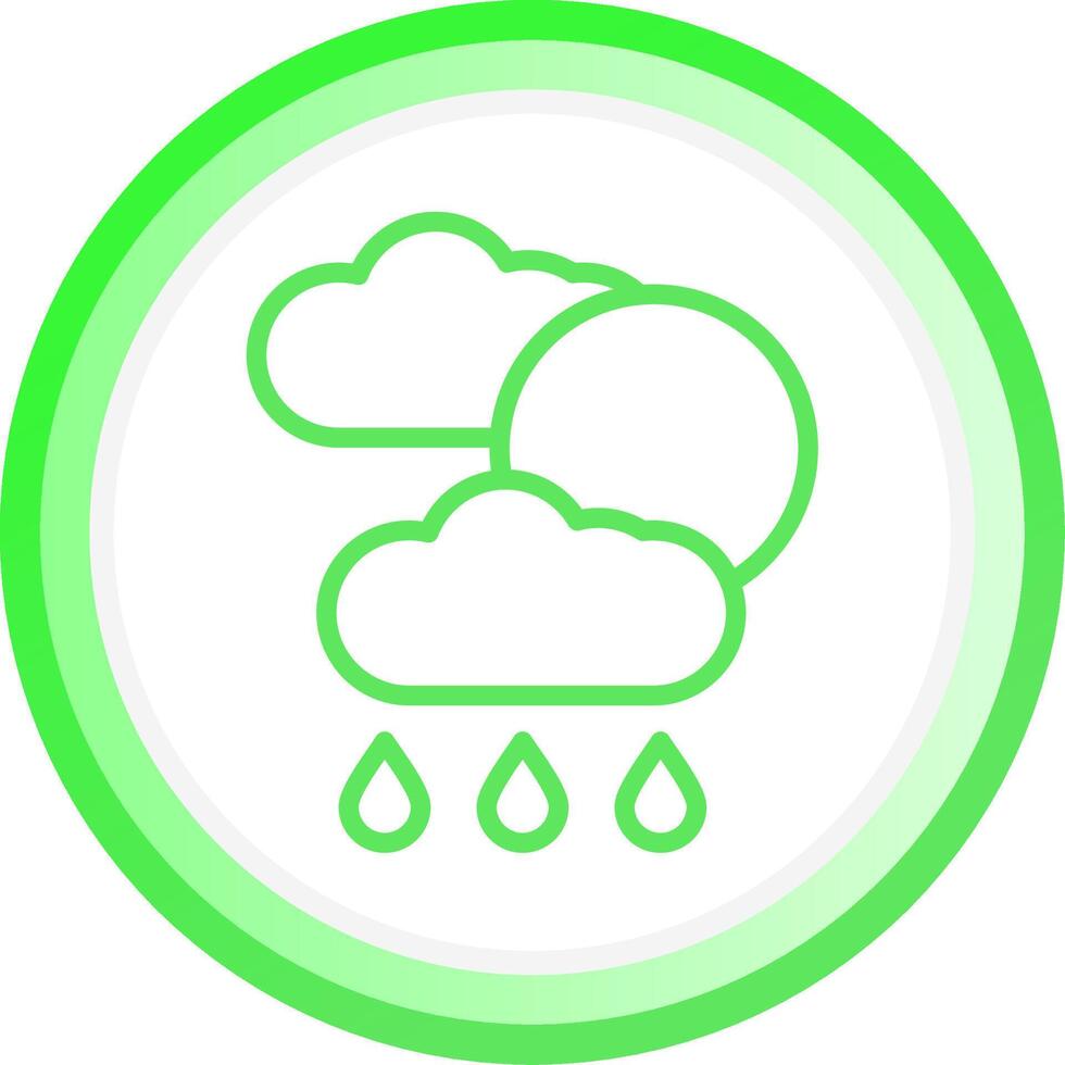 Weather Forecast Creative Icon Design vector