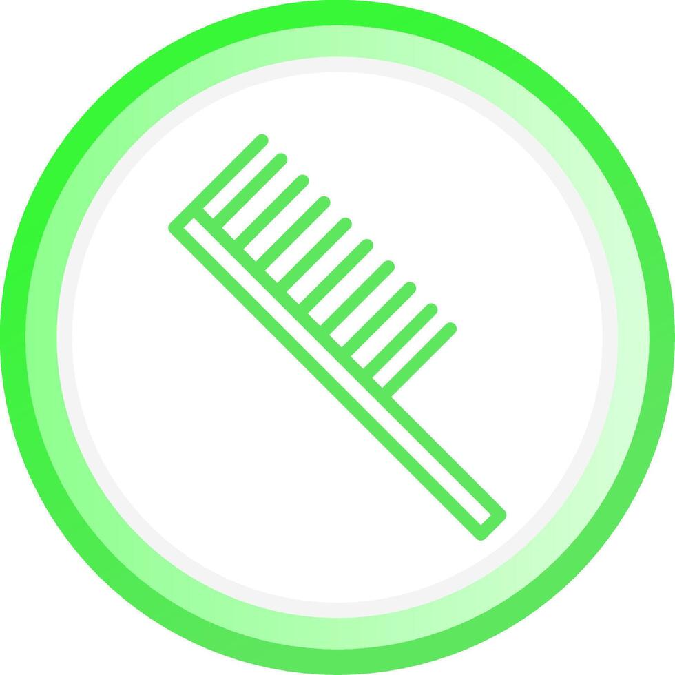 Hair Comb Creative Icon Design vector