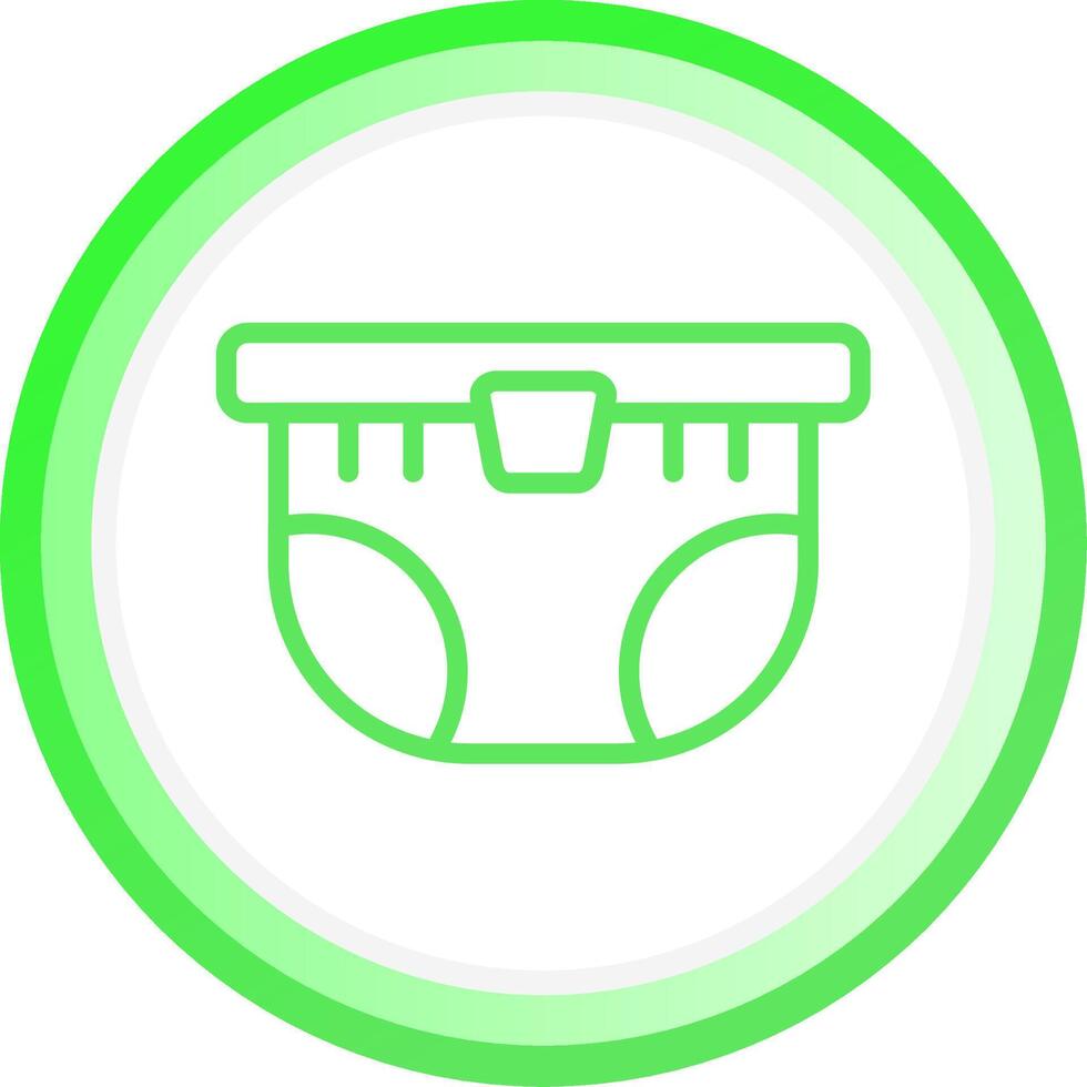 Diapers Creative Icon Design vector