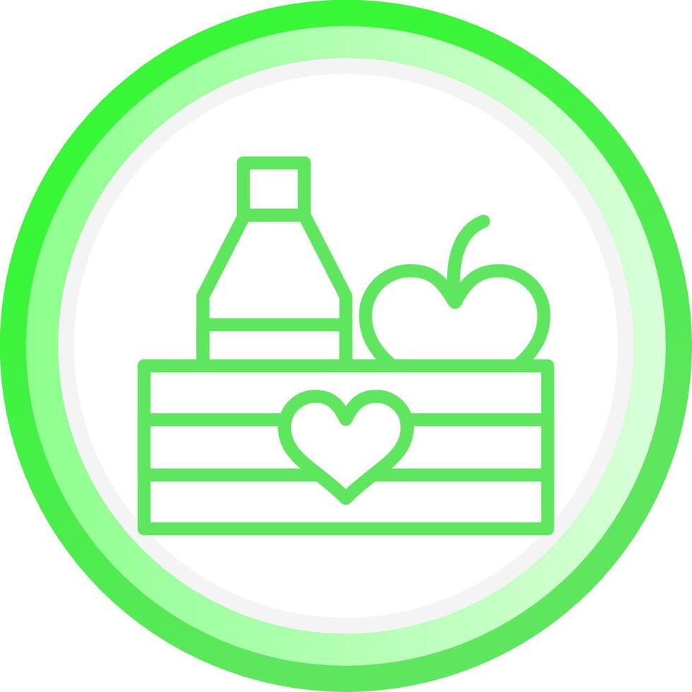 Food Box Creative Icon Design vector