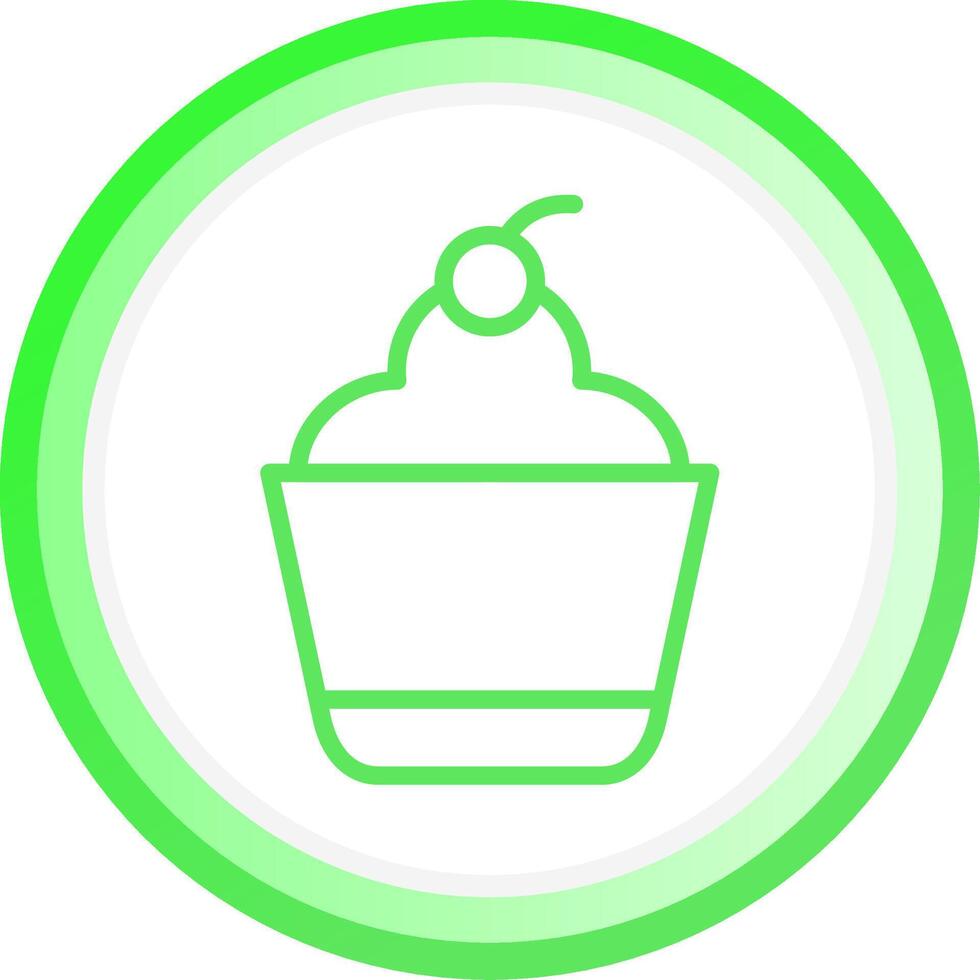Cupcake Creative Icon Design vector