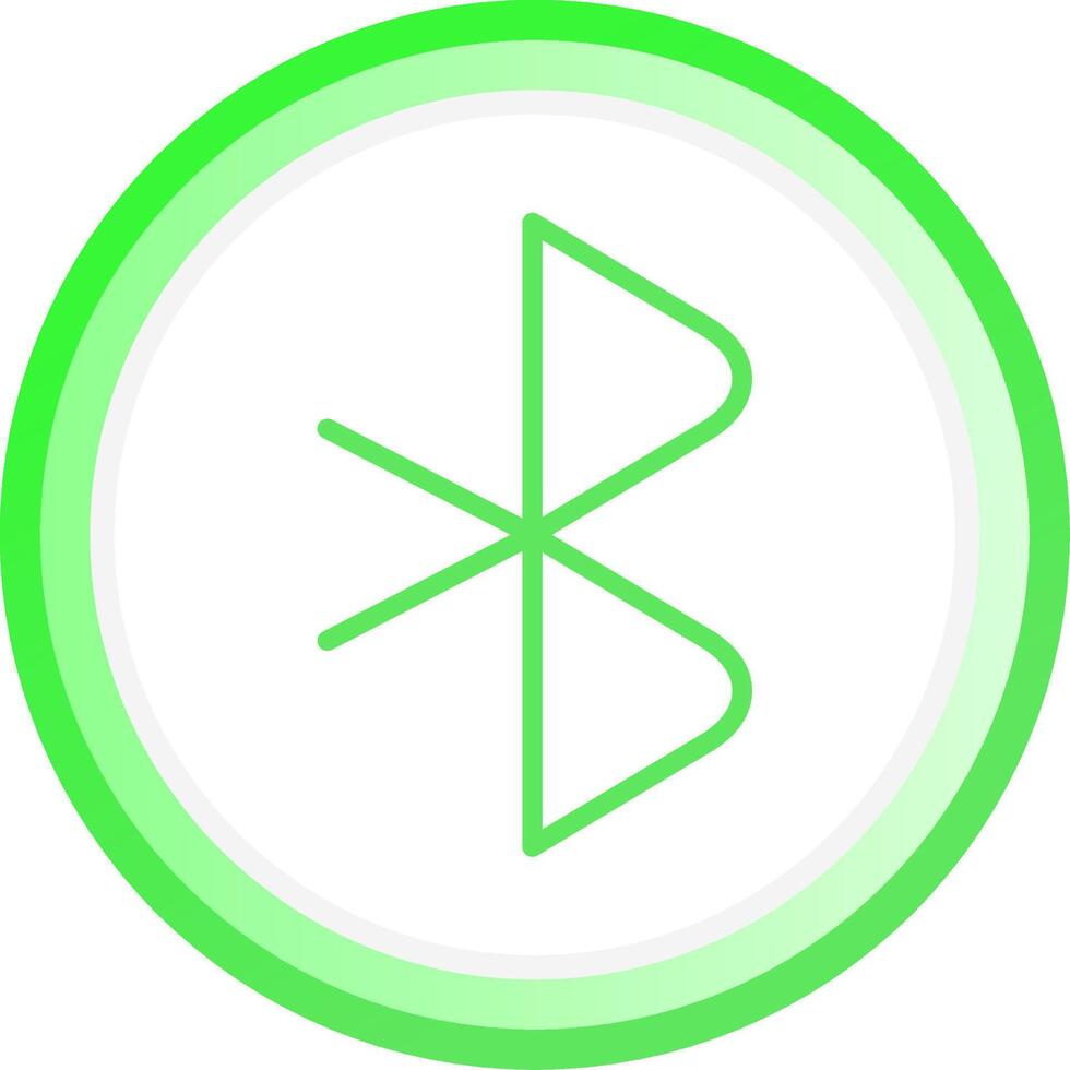 Bluetooth Creative Icon Design vector