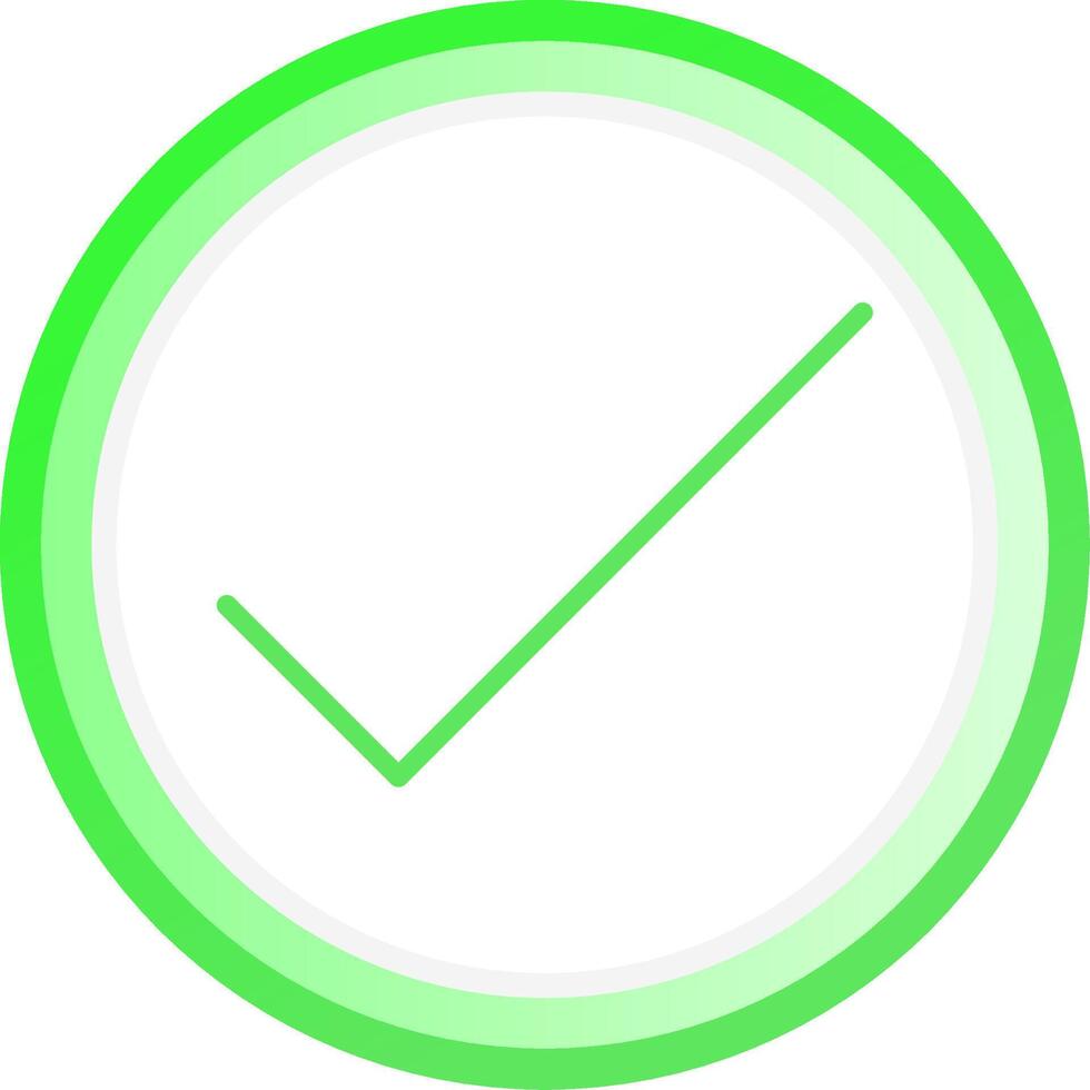 Tick Creative Icon Design vector
