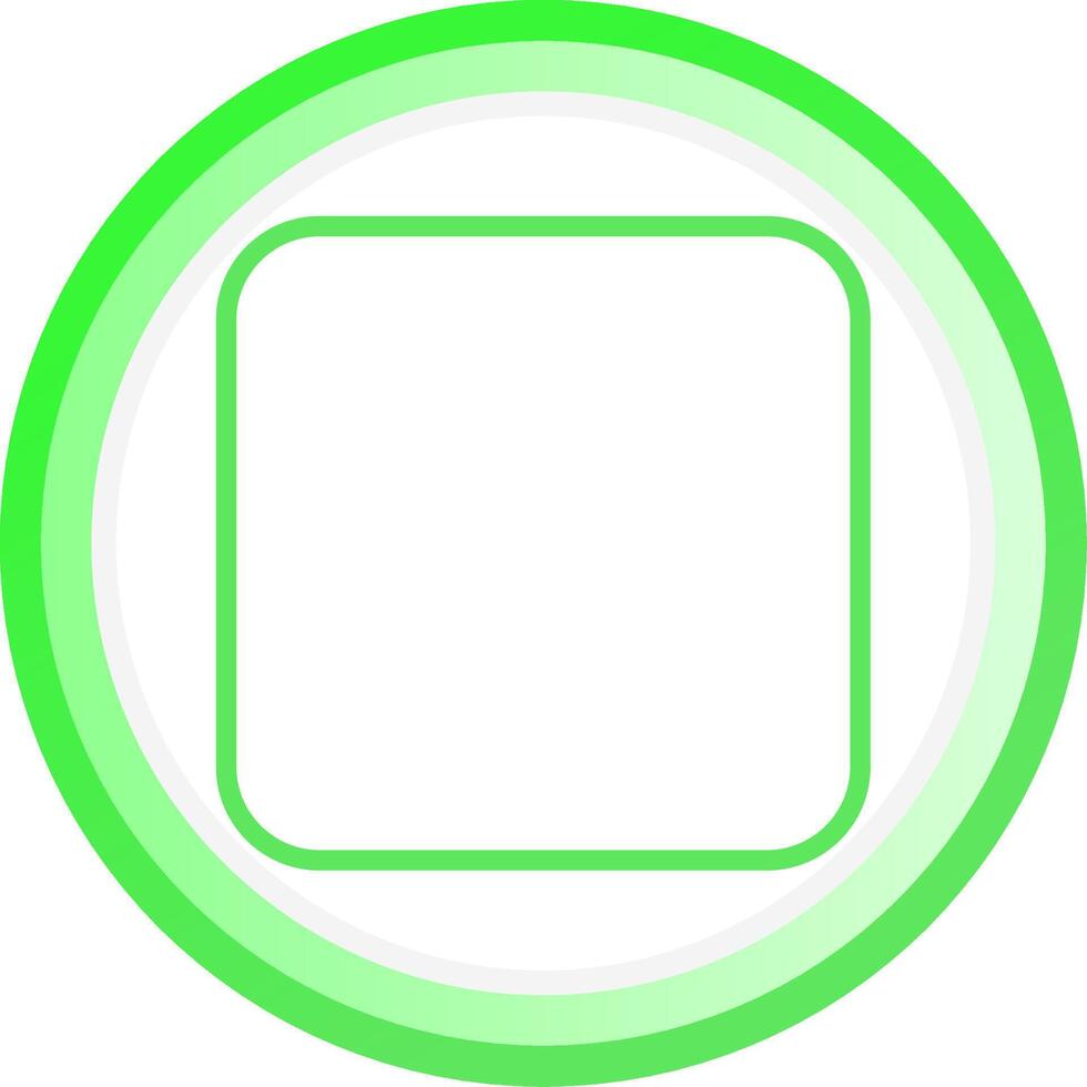 Line Green Circle Gradient Design vector