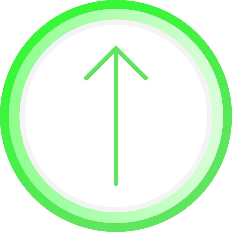 Up Arrow Creative Icon Design vector
