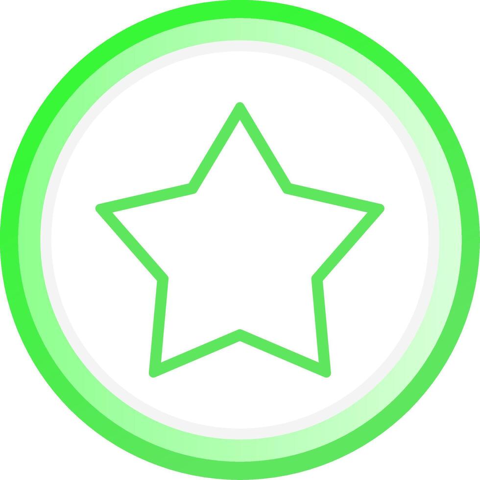 Star Creative Icon Design vector