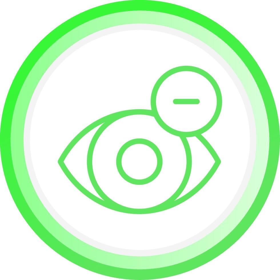 Shortsighted Creative Icon Design vector