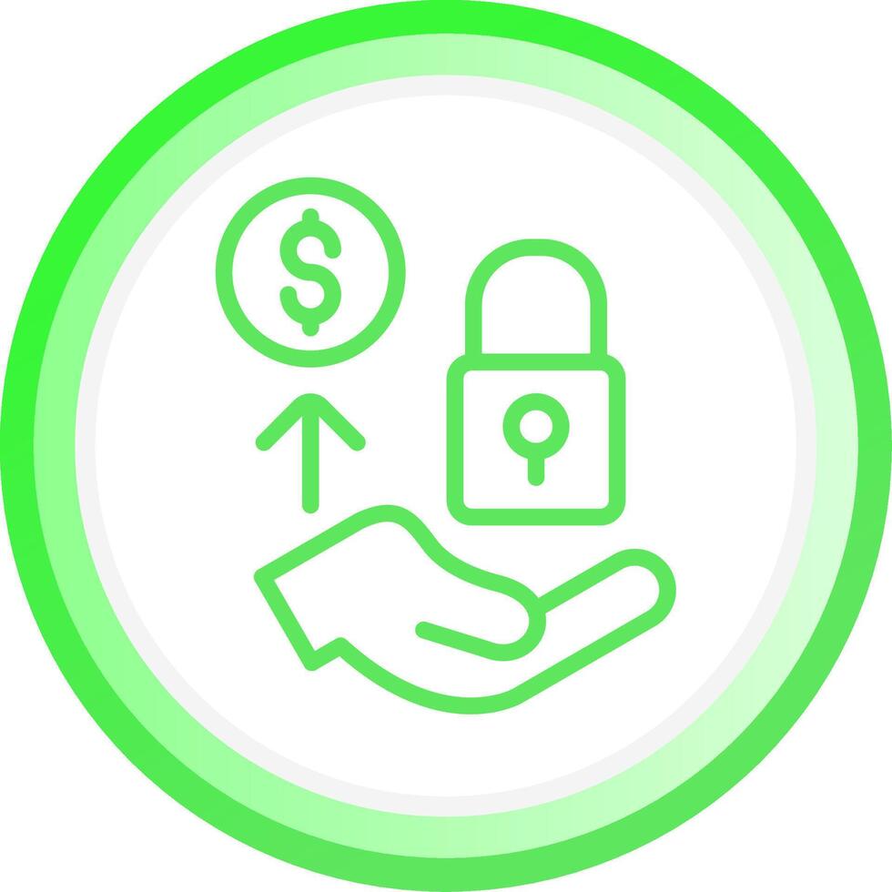 Private Offering Creative Icon Design vector