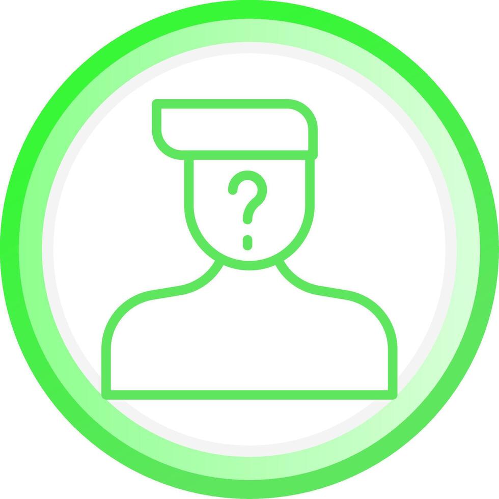 Suspect Creative Icon Design vector