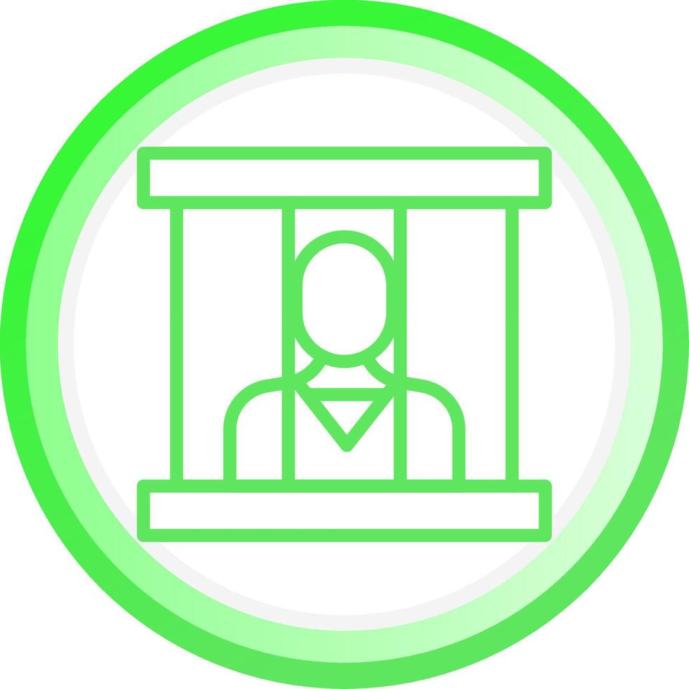 Prisoner Creative Icon Design vector