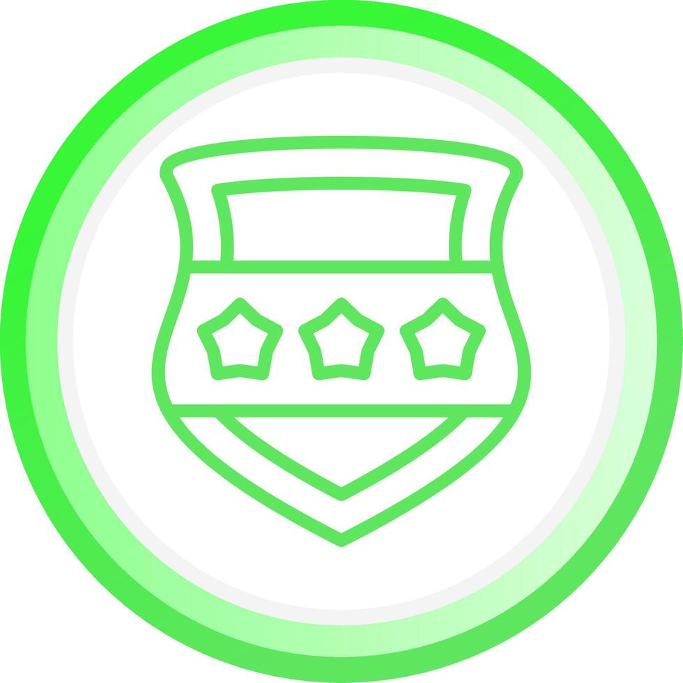 Police Shield Creative Icon Design vector