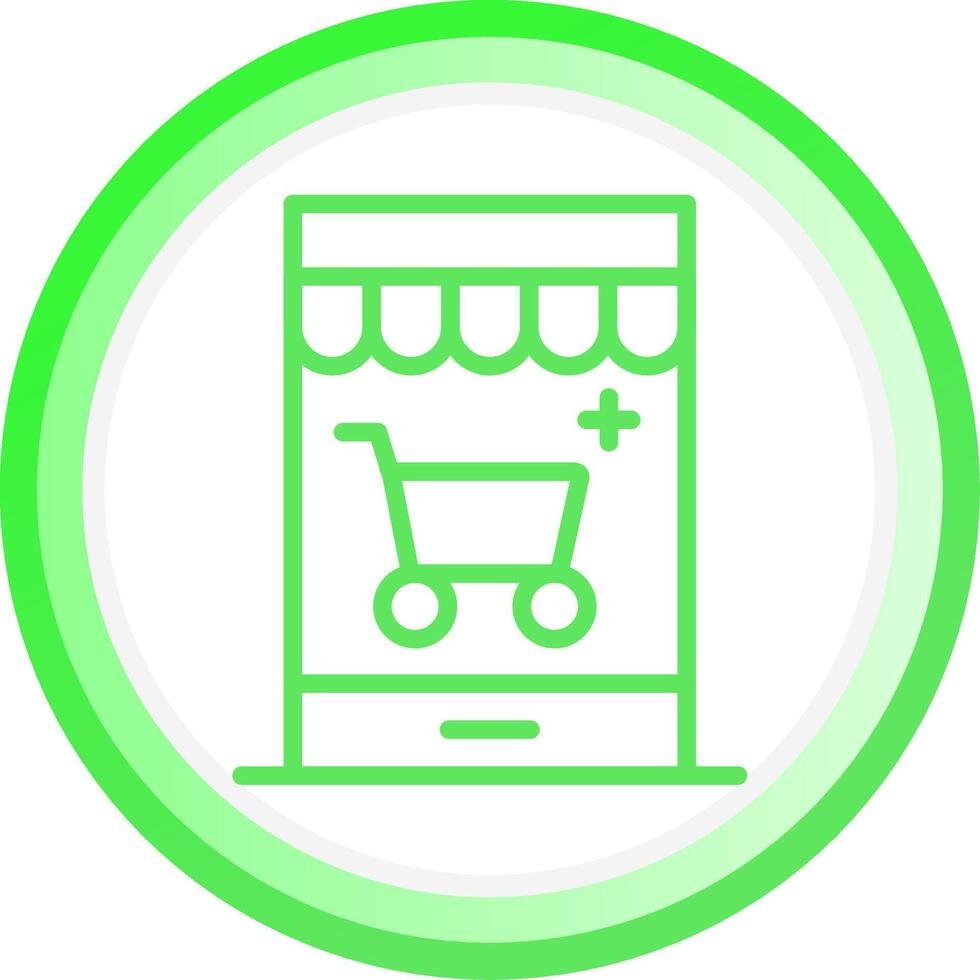 Personalized Web Store Creative Icon Design vector