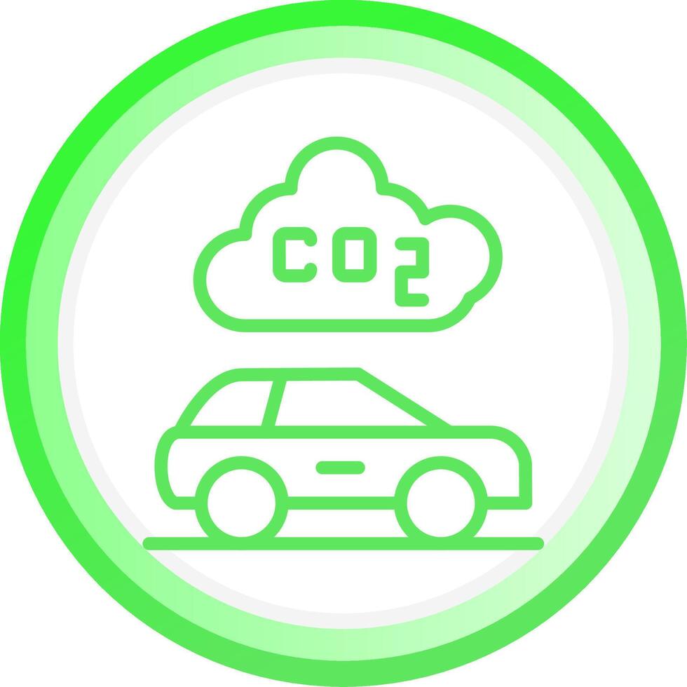 Emission Score Creative Icon Design vector