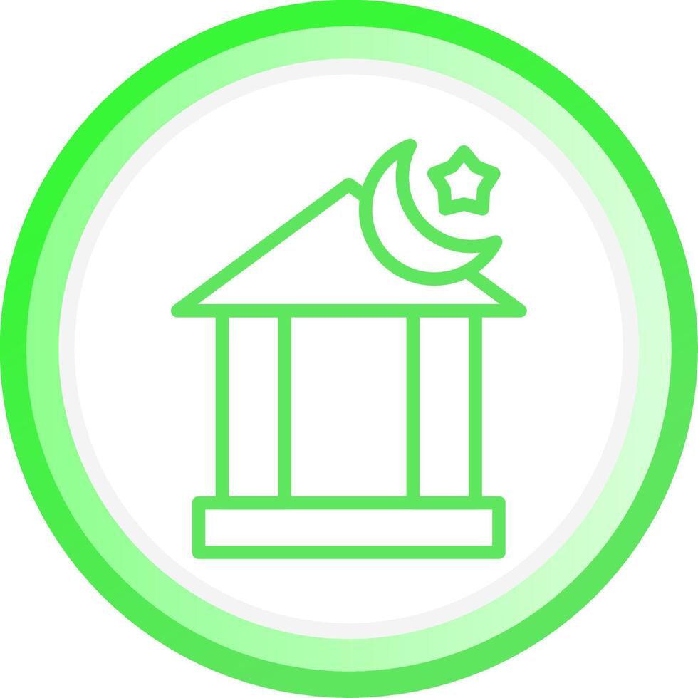 Islamic Banking Creative Icon Design vector