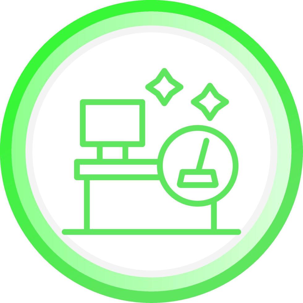 Office Cleaning Creative Icon Design vector