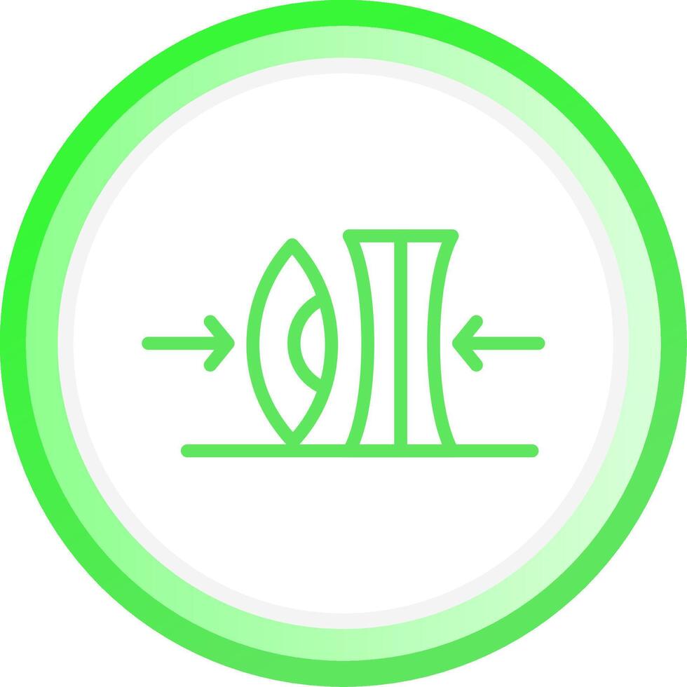 High Index Lenses Creative Icon Design vector